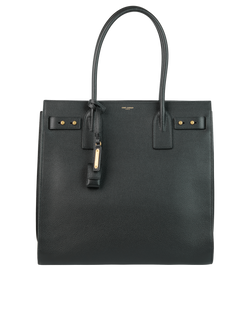 Sac de Jour North/South, Leather, Black, ARS647168, DB/E/CL/L, 4*